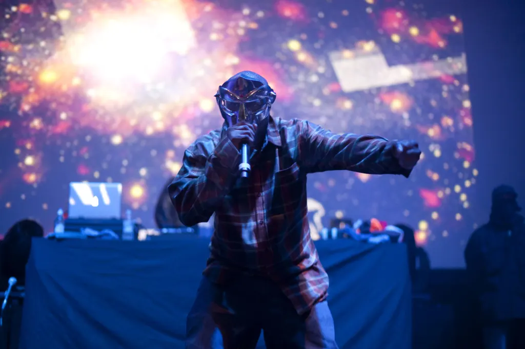 MF DOOM performing at the Roundhouse, London